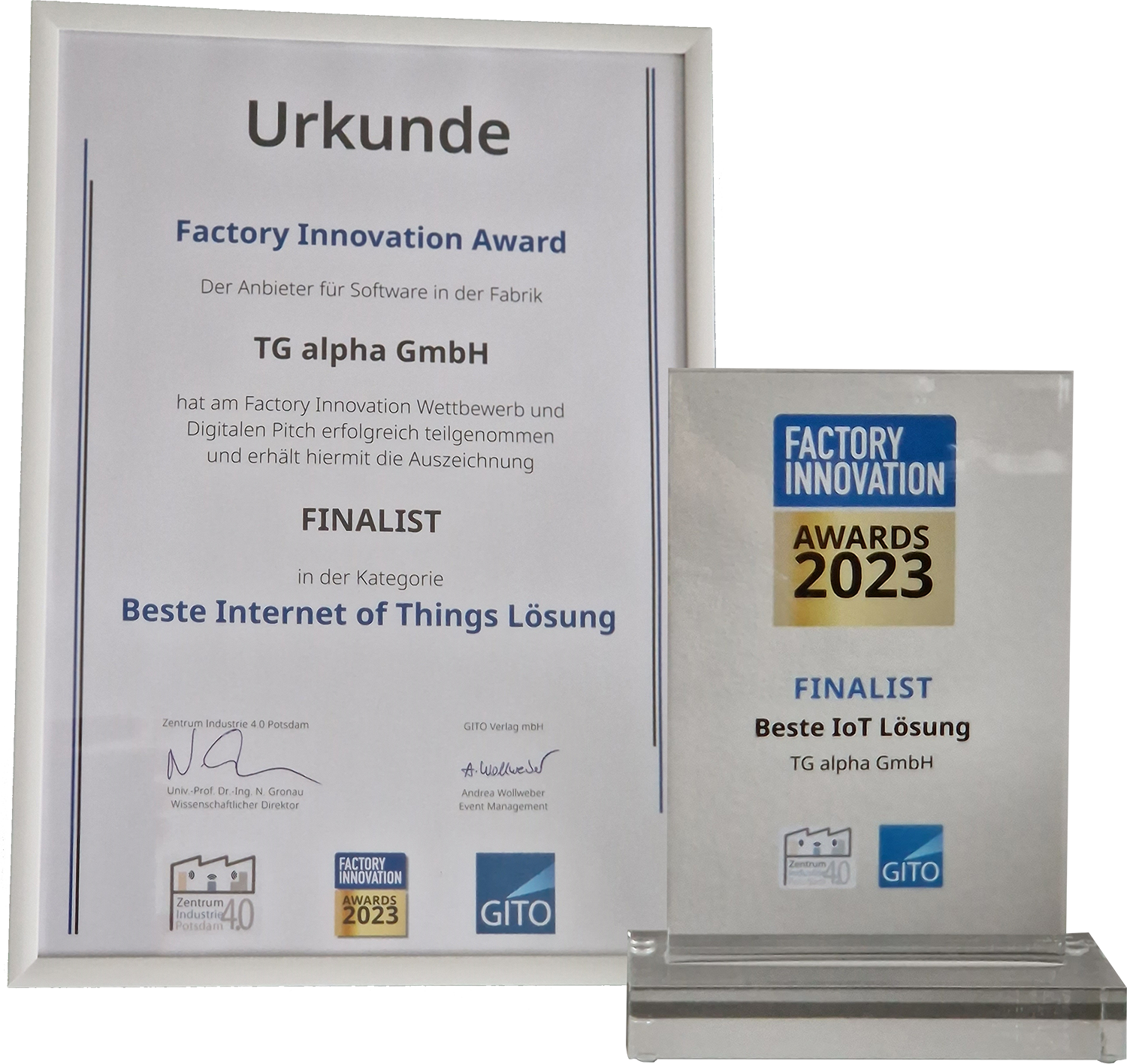 TUGinsight Factory Innovation Award