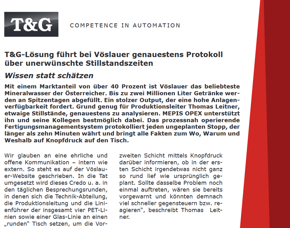Applikation Vöslauer