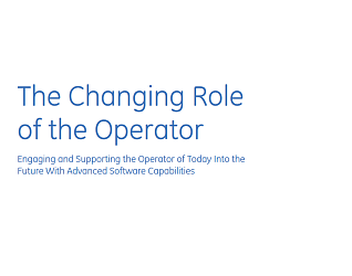 Whitepaper The Changing Role of the Operator