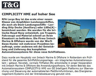 Applikation Imtech Marine & Offshore